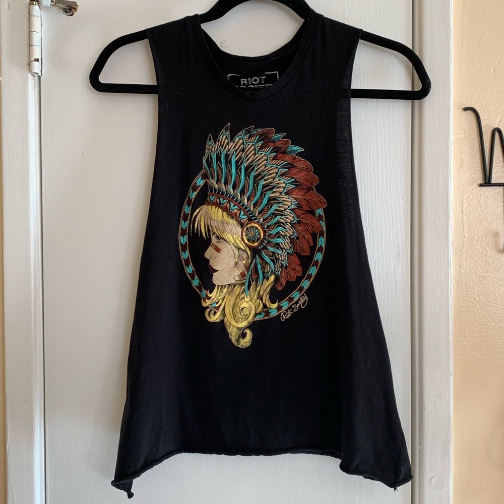 Riot society cut off tank